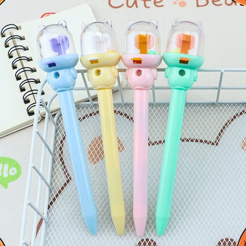 

12 Pcs New Creative Fun Push 0.38 Shot Pen Neutral Pen Push Entertainment Unzip Children's Stationery Gifts