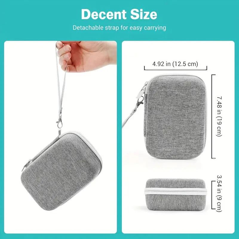 Hot Portable Nebulizer Case Waterproof Respirator Case Medicine Bag Respirator Pouch Portable Carrying Case Medicine Pouch