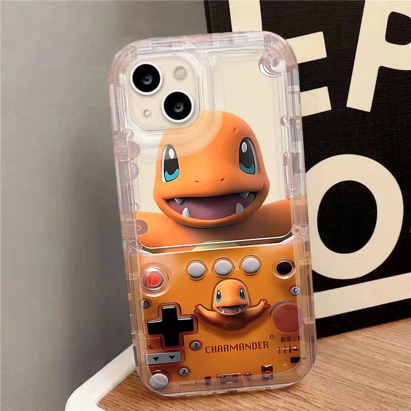 حافظة وحدة تحكم ألعاب P-Pokemon اللطيفة لهاتف Xiaomi 13T 12T 14 13 12 Pro 10 11 Lite 5G NE POCO X6 X5 X4 GT X3 NFC F3 F4 F5 F6 Pro M5S