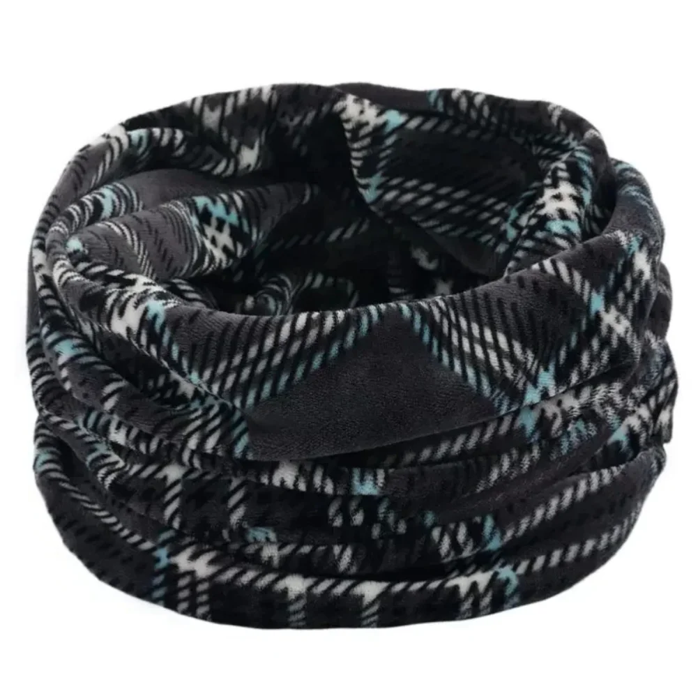 冬用ソフトリングスカーフ ネックウォーマー 乗馬 スポーツ 防風 保温 ループ 厚手スカーフ インフィニティ アウトドア ユニセックススカーフ