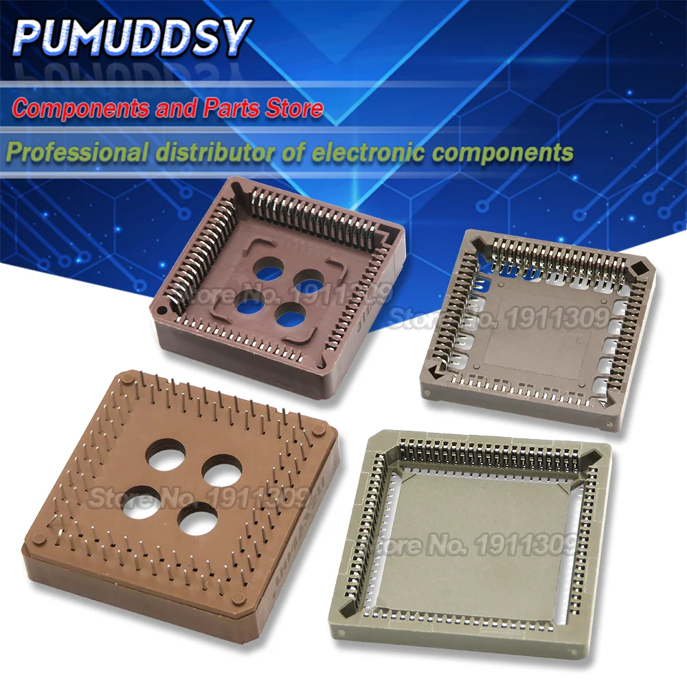 5 PCS PLCC IC soquete PLCC32 PLCC44 PLCC68 PLCC84 SMD DIP PLCC soquete adaptador