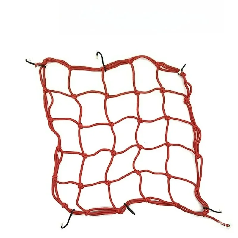 

5 цветов для мотоцикла 40x40 см, 6 крючков, эластичная эластичная сетка для хранения мотоциклов, шлем, топливный бак, аксессуары для мотоциклов