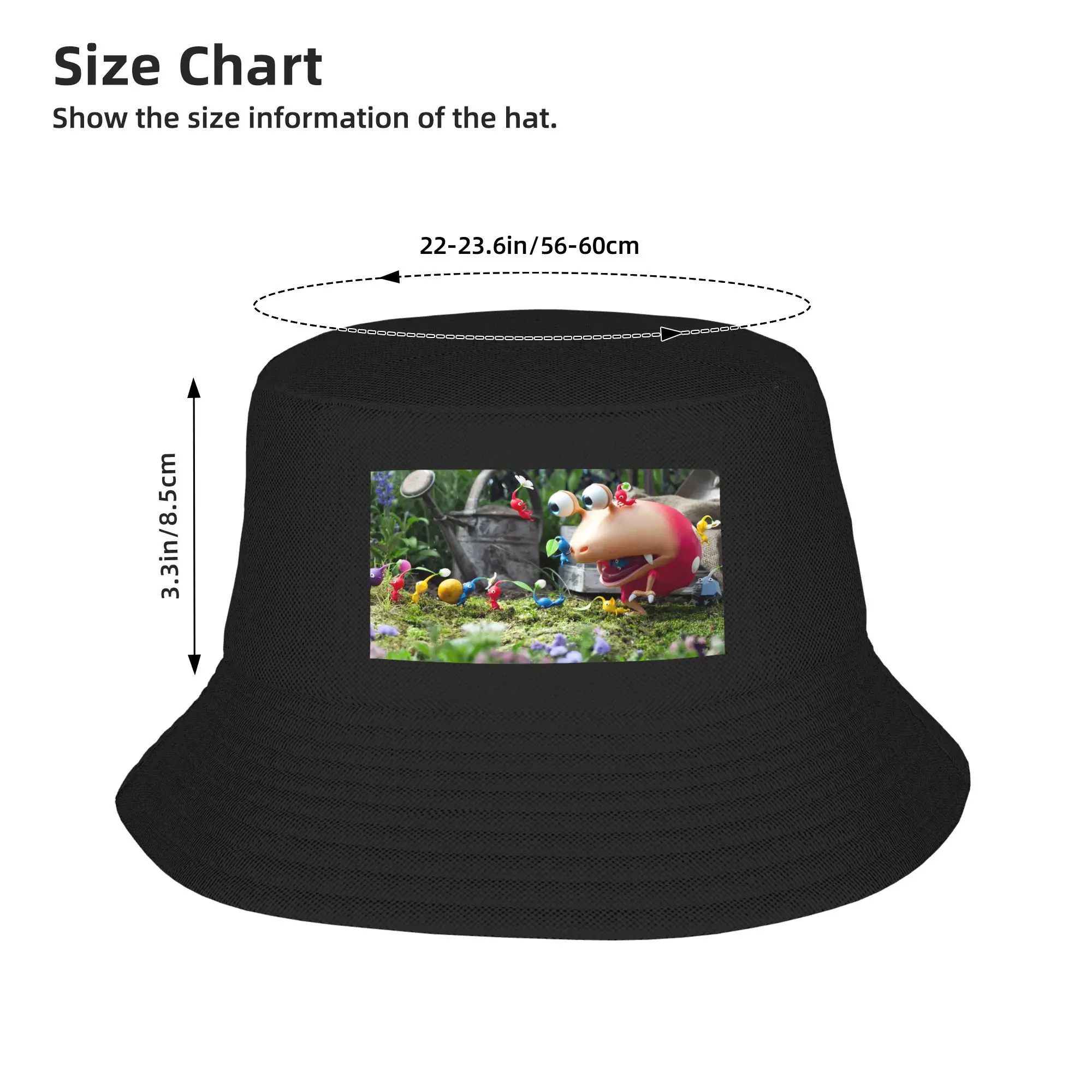 Pikmin seau chapeau Panama Bob chapeaux en plein air Hip Hop automne pour l'été plage pêche unisexe pêcheur casquettes