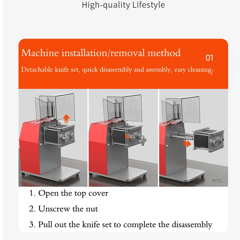 

Multi function Meat Cutter Machine Commercial Vegetable Cutting Machine Electric Meat Slicer Shredded Diced
