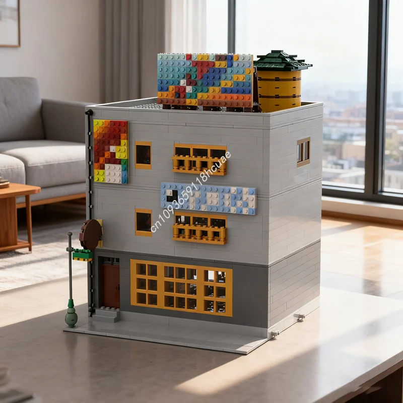 

2624 шт. MOC Grand Sensei Dareth s Mojo Dojo Ninjia Модель Рождественские подарки Строительные блоки DIY Образовательный кирпич Детская игрушка на день рождения