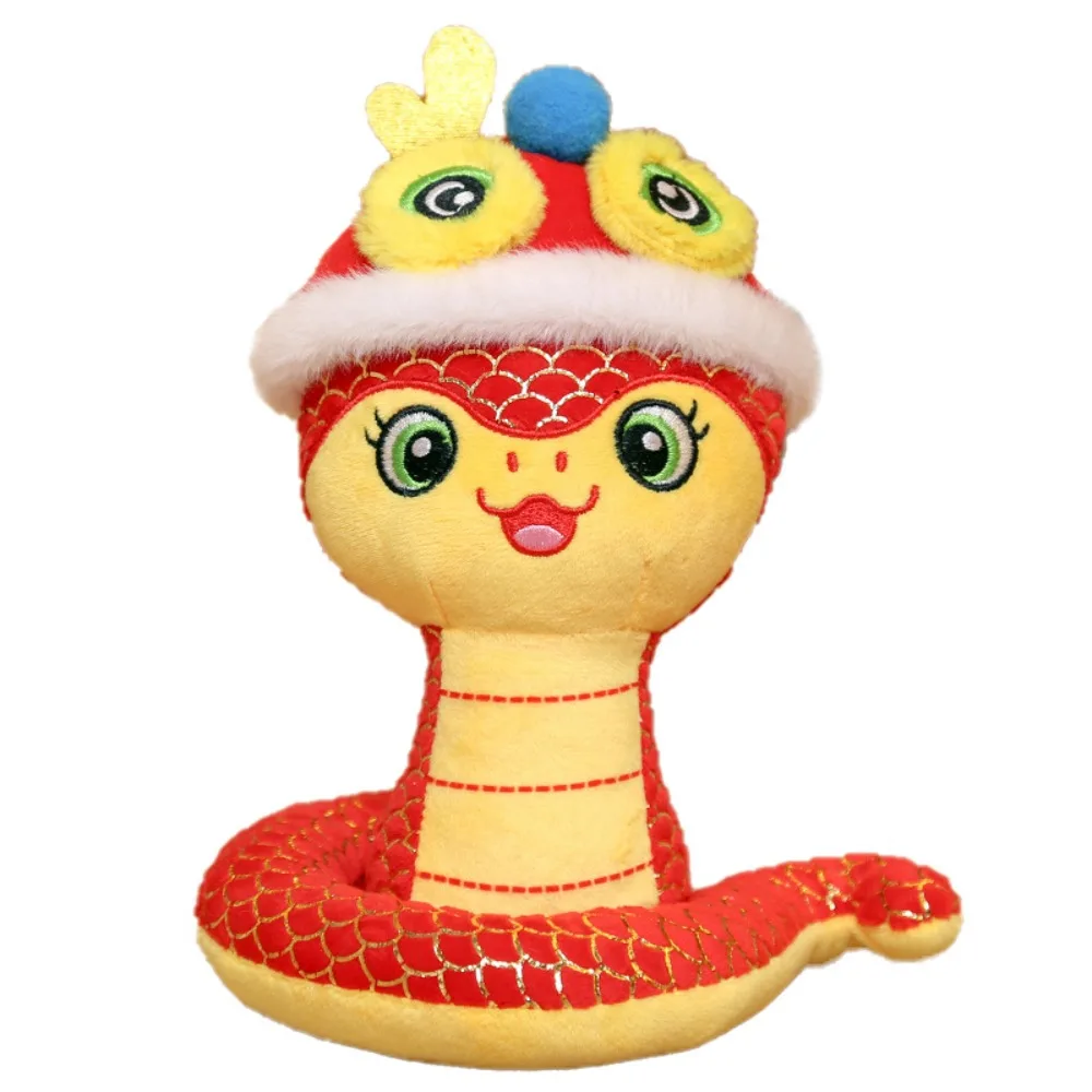 Juguete de peluche de mascota del año del serpiente, 13/17/22cm, mascota del año del serpiente, mascota del año del serpiente, regalo del zodiaco del León del despertar DIY