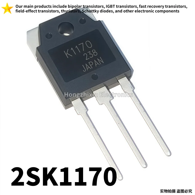 

10PCS Brand new quality 2SK1170 K1170 TO-3P 20A/500V N-channel MOS field-effect transistor