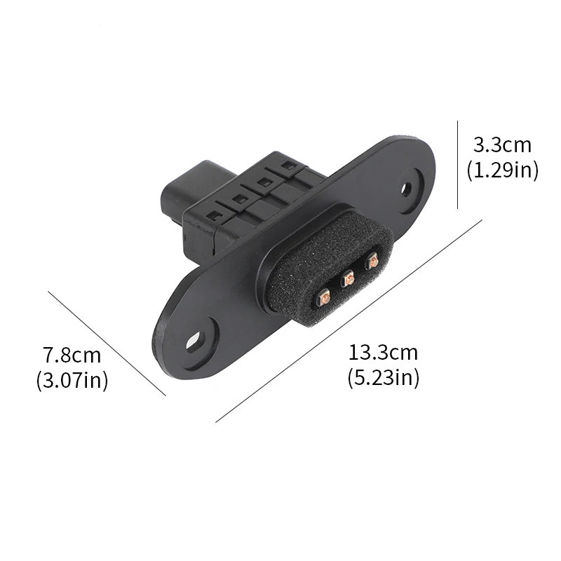 مفتاح نقطة الاتصال للباب الجانبي للسيارة مفتاح اتصال الباب الأسود لسيارة Ford Transit 2015-2023 قطع غيار السيارات 1800639 2C1T14A658AE #2