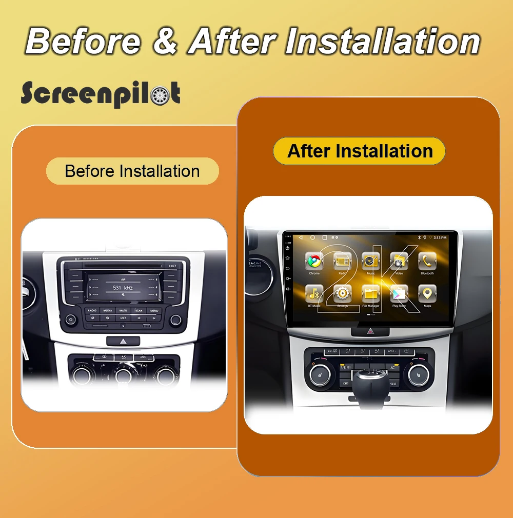Android 16 Car Radio For Volkswagen PASSAT B6 B7 2010-2015 For Magotan CC 2010-2014 Multimidia Player GPS Carplay Android Auto