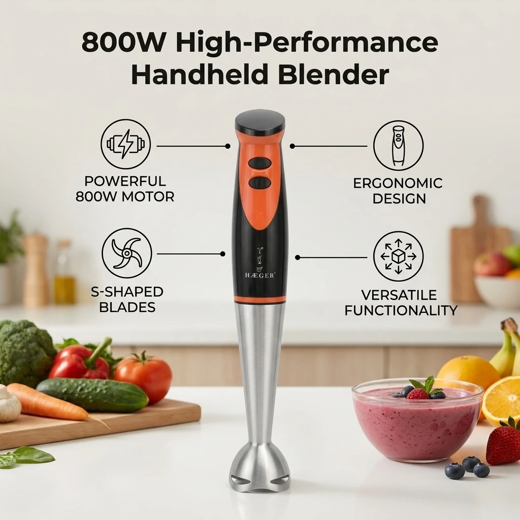 電動ブレンダー 電動ハンドミキサー エッグビーター フードプ - Immersion Hand Blender Set のレビューと価格
