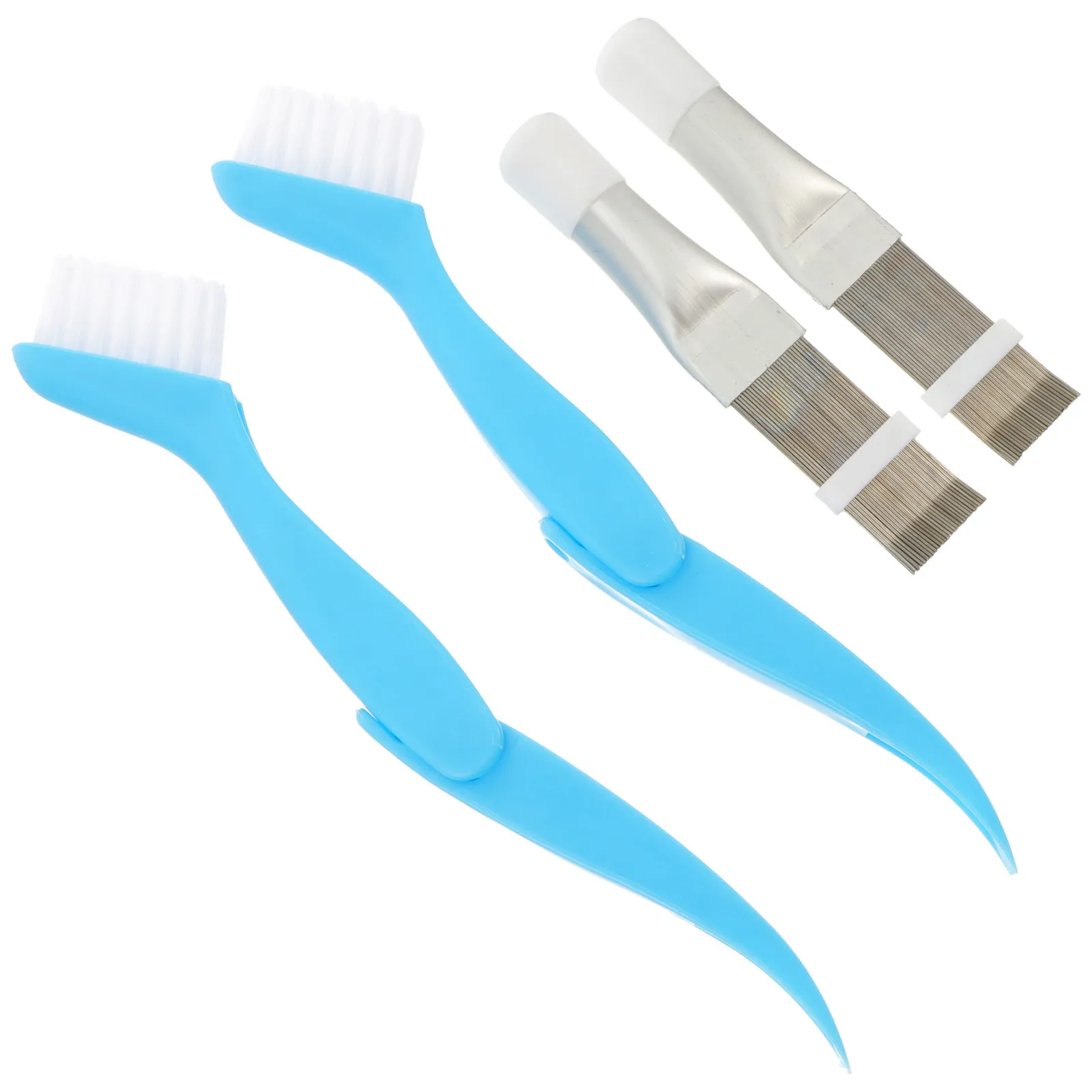 

1Set Condenser Fin Comb and Plastic Brush Air Conditioner Fin Straightener Cleaner Tool for Radiator Refrigerator Evaporator