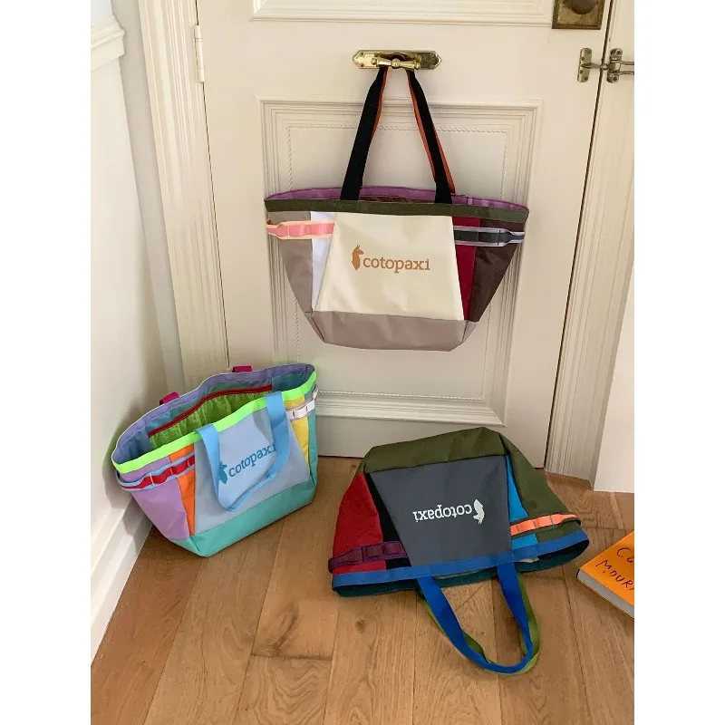 Tas Selempang Cross Coto America Alpaca Dopamine 30L Warna-warni Portabel Kapasitas Besar untuk Perjalanan Luar Ruangan