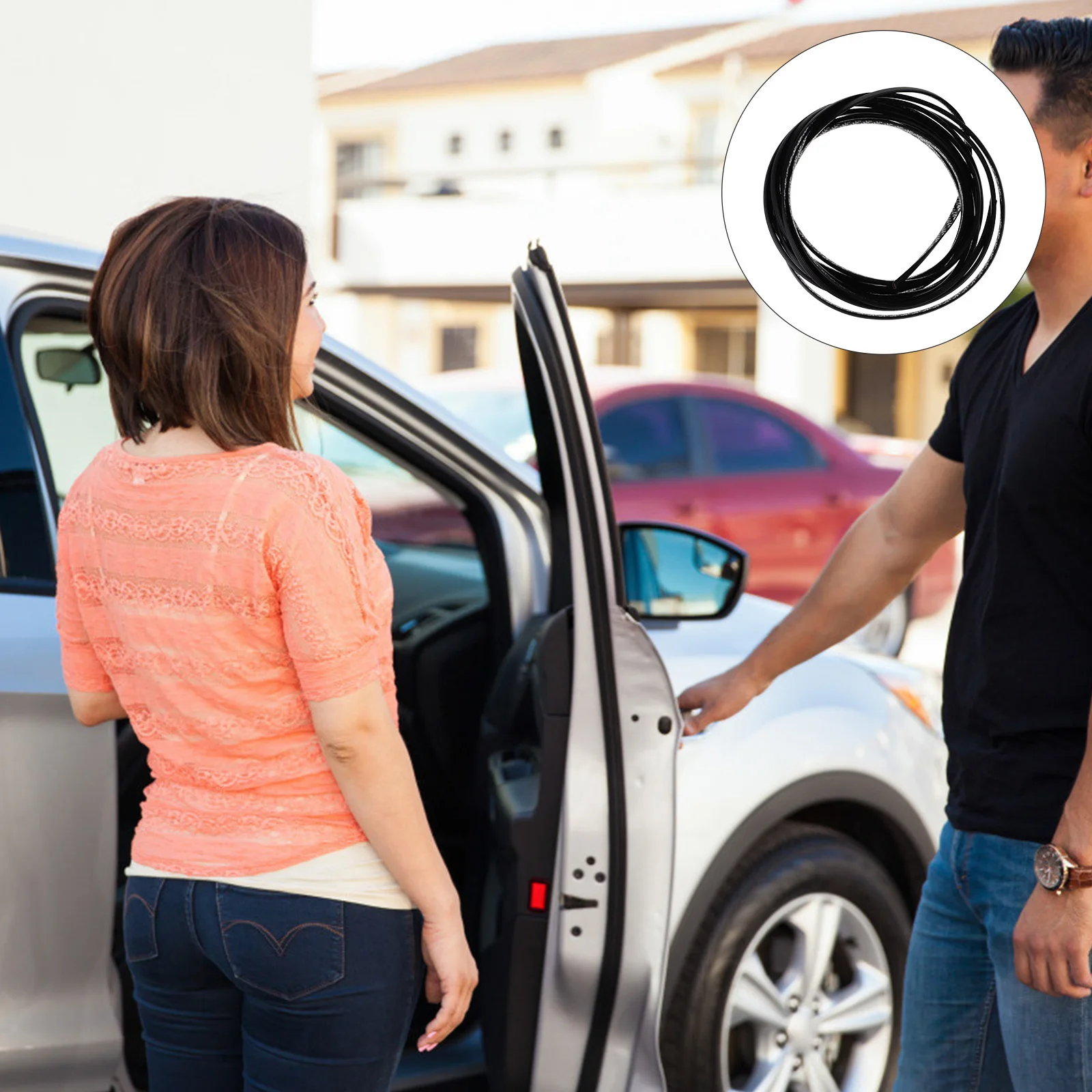 2pcs 5M Car Guard Anti-Scratch Strip Protective Trim For Vehicle Door Edge Pvc Crash Sticker Door Guards Bumper Accessory