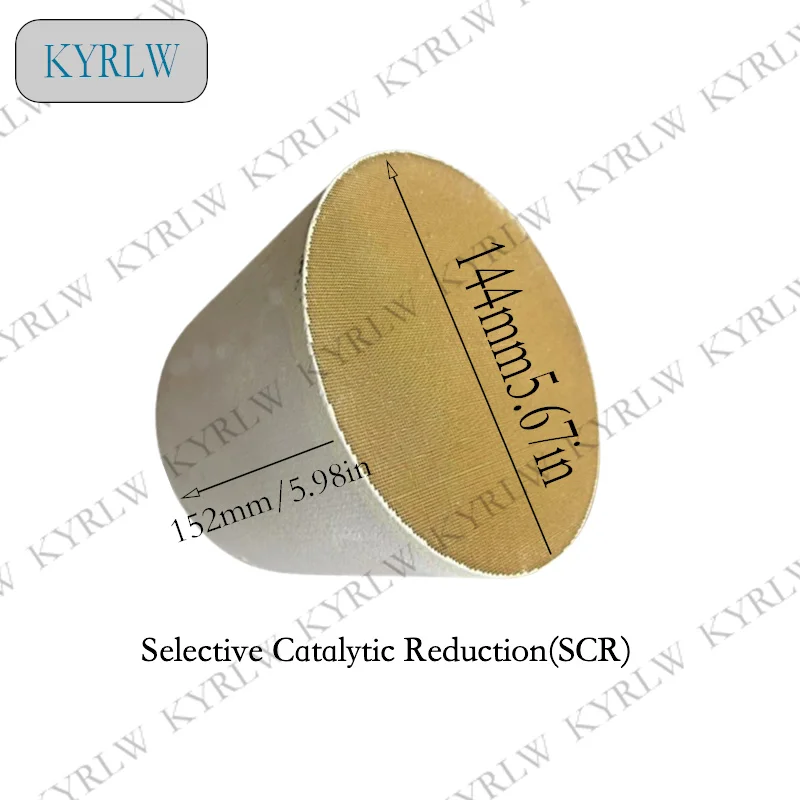 Exhaust System SCR Selective Catalytic Reduction  High SCR Cordierite144*152mm Catalyst Car Exhaust