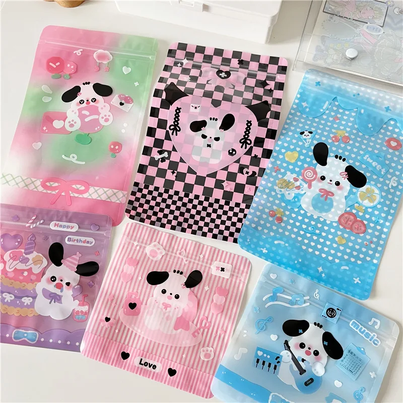 Cute Cartoon Self-sealing Bag Food Storage Bag Jewelry Packaging Bag Wedding Birthday Party Decorations Gift Wrapping Supplies