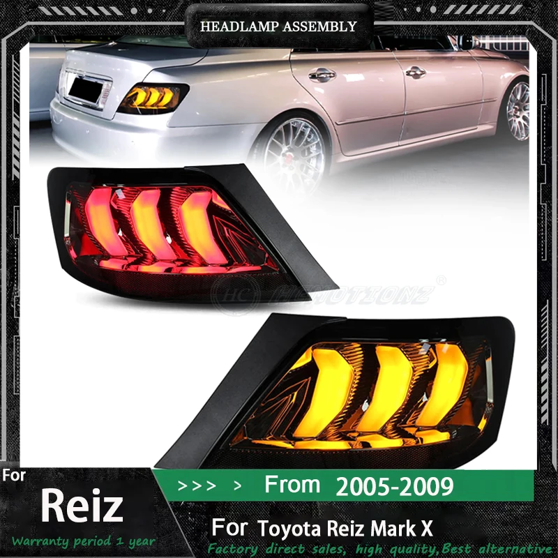 Toyota  LED Tail Lights for Toyota Reiz 2004-2009 Mark X DRL Start UP Animation Car Rear Back Lamps Assembly Lighting System