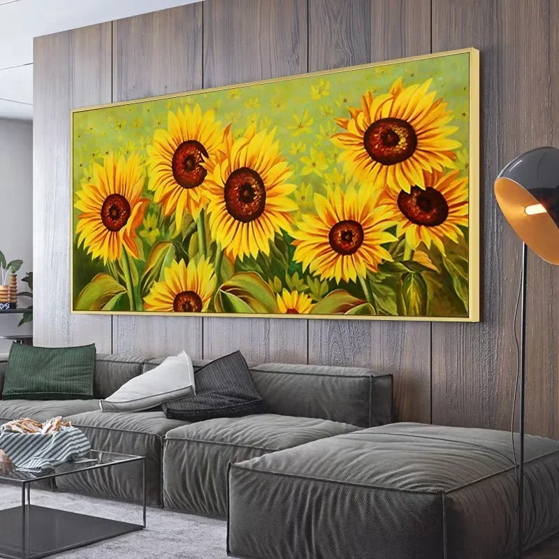 Sunflower 5d Diamond Painting Large Living Room Bedroom Full Diamond Embroidery Home Decor Diamond Cross Stitch