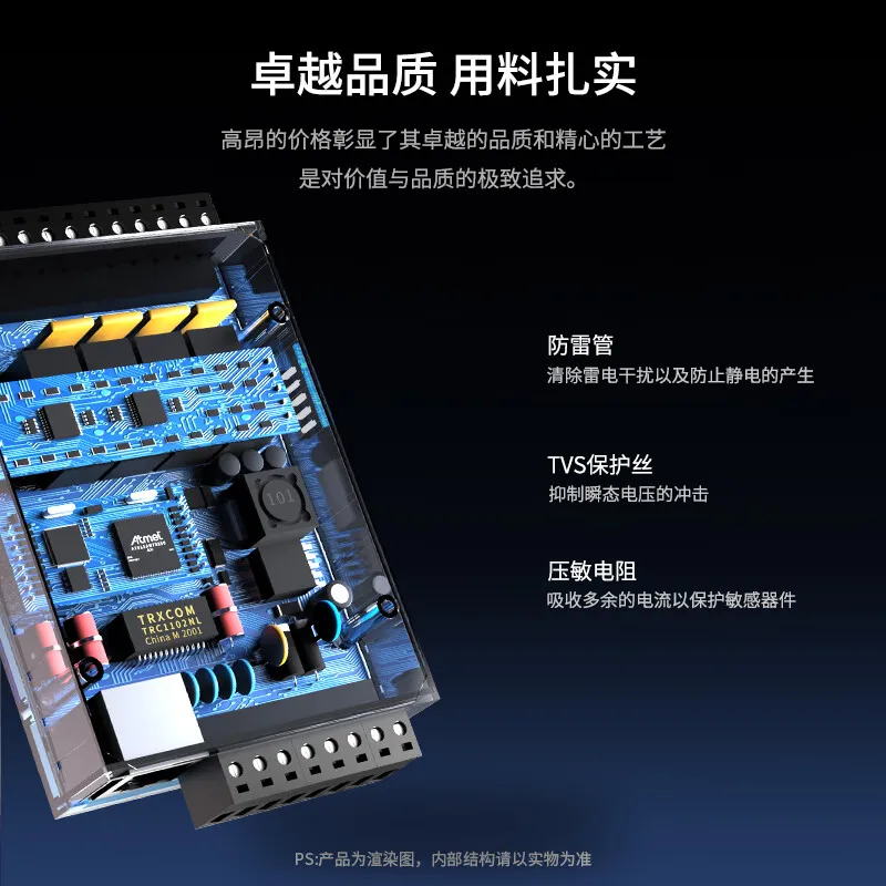 Switch Value Acquisition Module Network Relay Remote IO Module to Ethernet DIDO