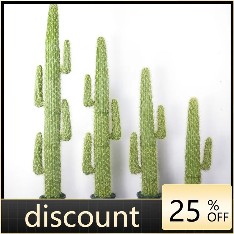 LH simple home simulation cactus potted plant office living room fake plant ornament