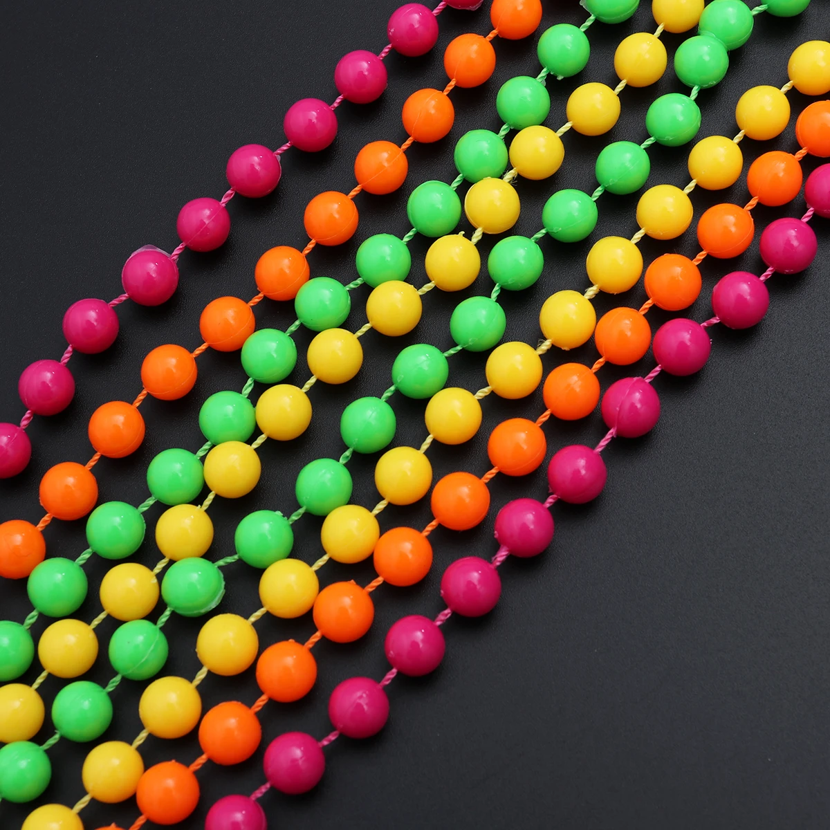 Set di Accessori per Costume Anni '80 Serie Rosy, Orecchini Neon, Fascia per Capelli in Pizzo, Guanti a Rete, Collana per Feste Anni '70, Halloween, Discoteca