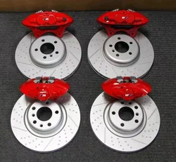 The new upgrade cars brake system 4 calipers and 4 Brake discs For   F30 320i 370 2017