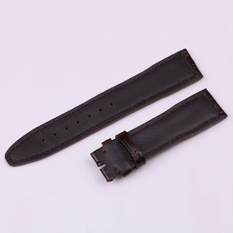 XIANERSHANG New Men Crocodile Skin Watchbands Custom Waterproof Alligator Strap 22MM 24MM Genuine Leather Belt Watch Accessories