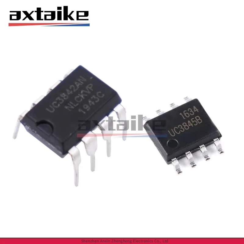 

20PCS UC3842 TL3842P UC3842AN UC3843 UC3844 UC3845 UC2844 UC2845 AN BN SOP-8 DIP UC3842BD1R2G PWM Switching Controllers IC