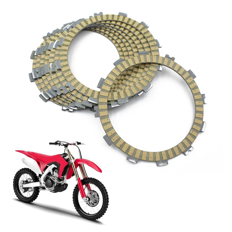 Friction Clutch Plates Motorcycle Clutch Plates With Steel Plate For Kawasaki KLX450R KX450F For Honda CR250R CRF450R