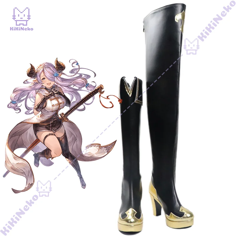 

Обувь для косплея Game Narmaya, сапоги для косплея Narmaya для вечеринок Comicon, для взрослых женщин и мужчин