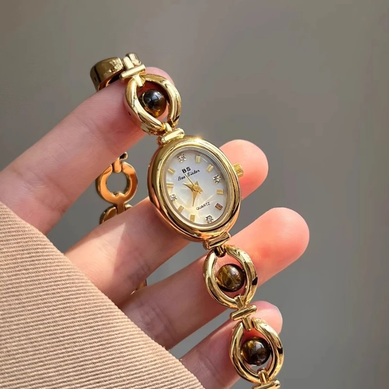 2025 waterproof quartz watch birthday gift retro classic trend women's watch elegant and simple