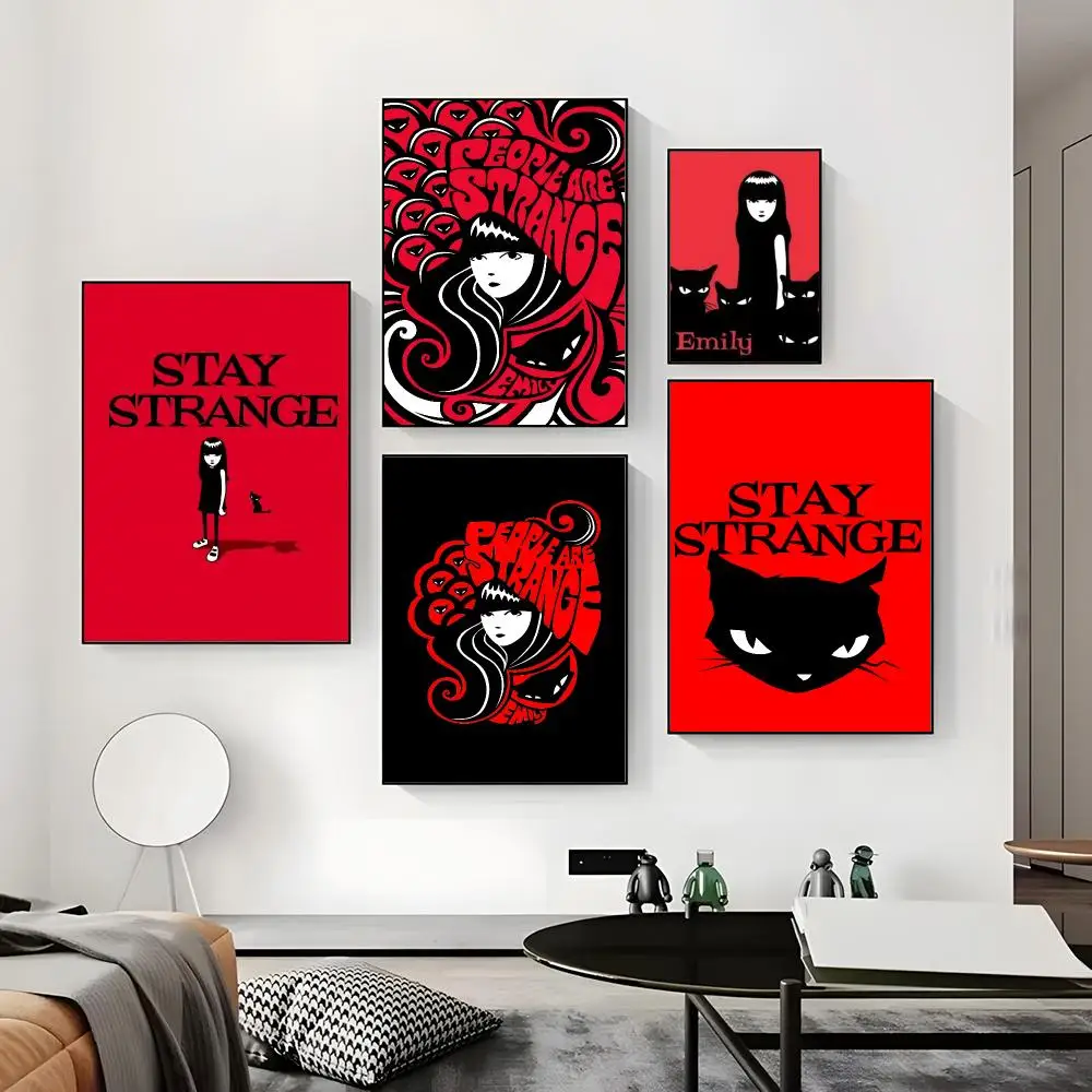 Mascot Emily The Strange Poster HD Paper Print Home Living Room Bedroom Entrance Bar Cafe Art Painting Decoration