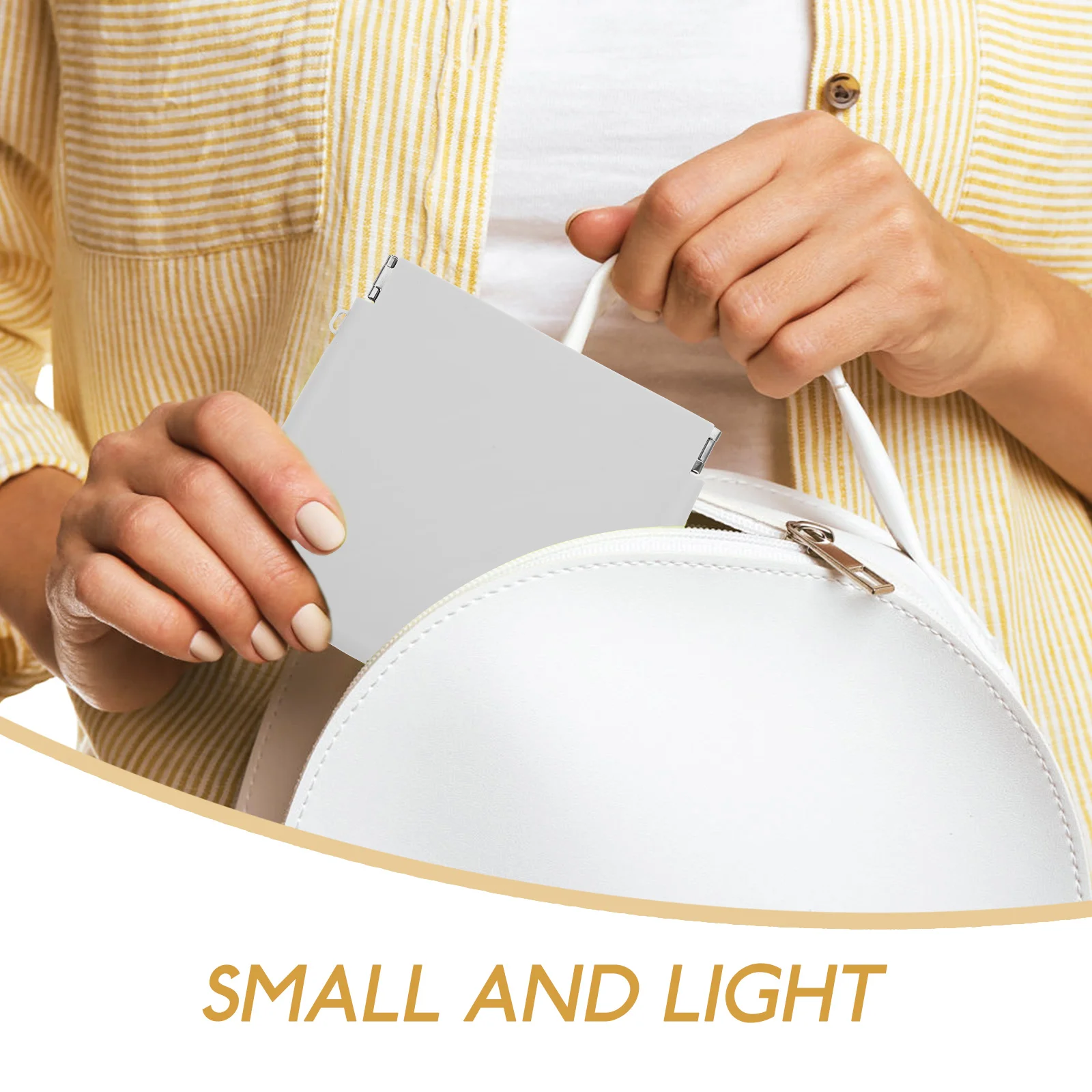 1 小さな化粧小さな化粧バッグバッググレー色の口紅財布オーガナイザーポータブルポーチ旅行屋外収納