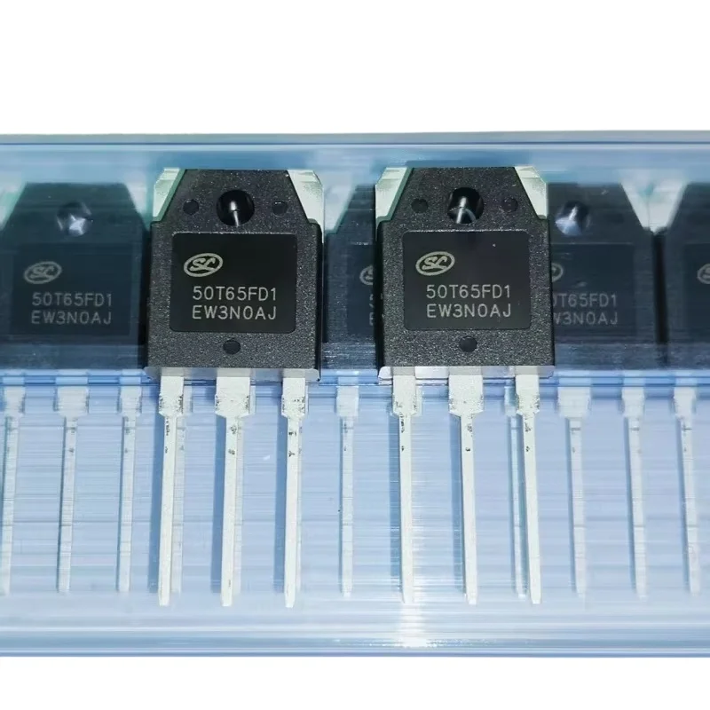 10PCS 100% New Original SGT50T65FD1PN 50T65FD1 50T65 TO-3P 50N65 Transistors IGBT 50A 650V TO-247