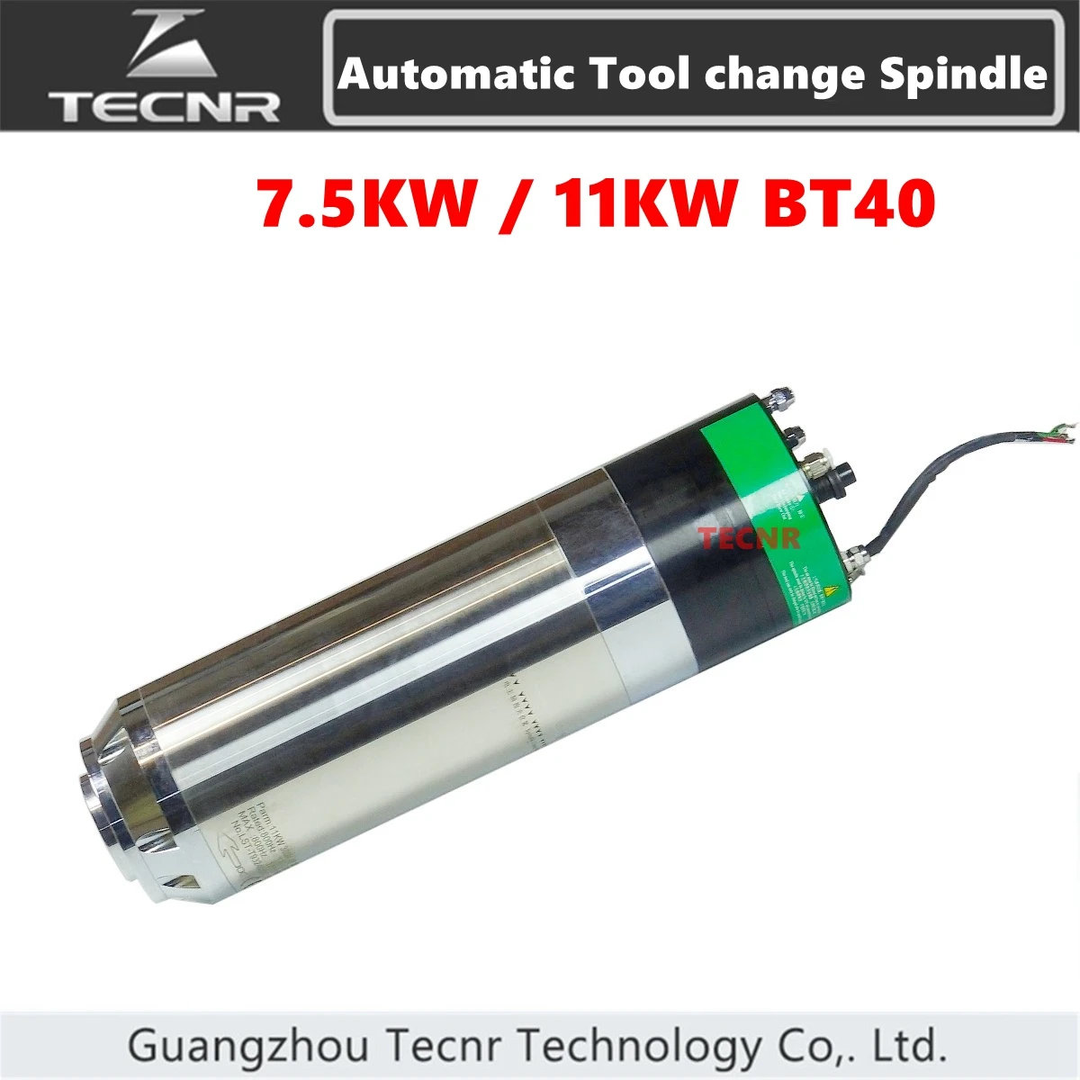 

7.5KW 11KW BT40 Automatic Tool change Spindle Pneumatic Water Cooling Spindle Motor ATC 220V 380V For Engraving Milling Metal