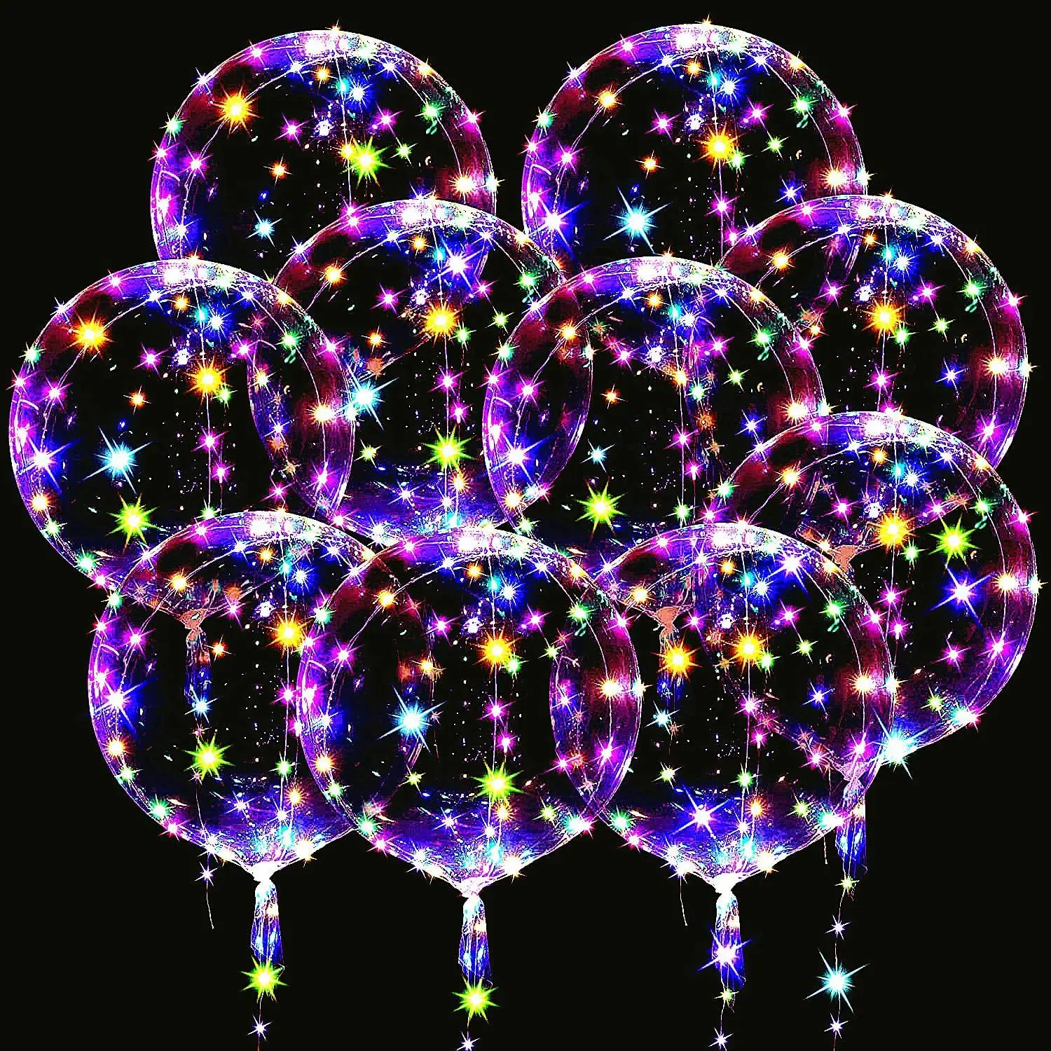 

Luminous Balloons for Party Atmosphere Decoration Wedding Proposal Setup Glowing Balloons for Celebrations And Events