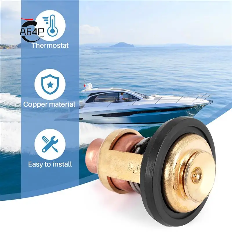 

A64P-Boat Parts & Accessories 1Pc 6E5-12411-00 6E5-12411-02 6E5-12411-10 Boat Engine Thermostat For Suzuki For Yamaha Outboard M