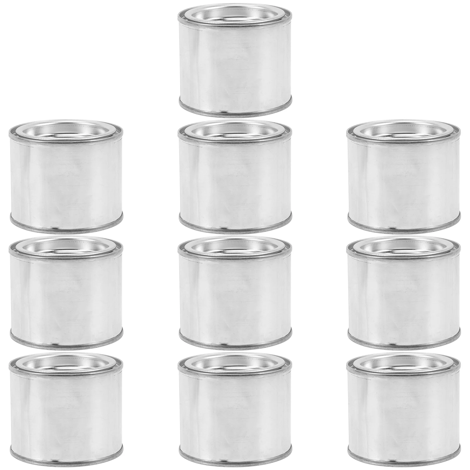 10 Pcs Airtight Container Paint Multipurpose Metal Can Handheld Empty Storage Pots