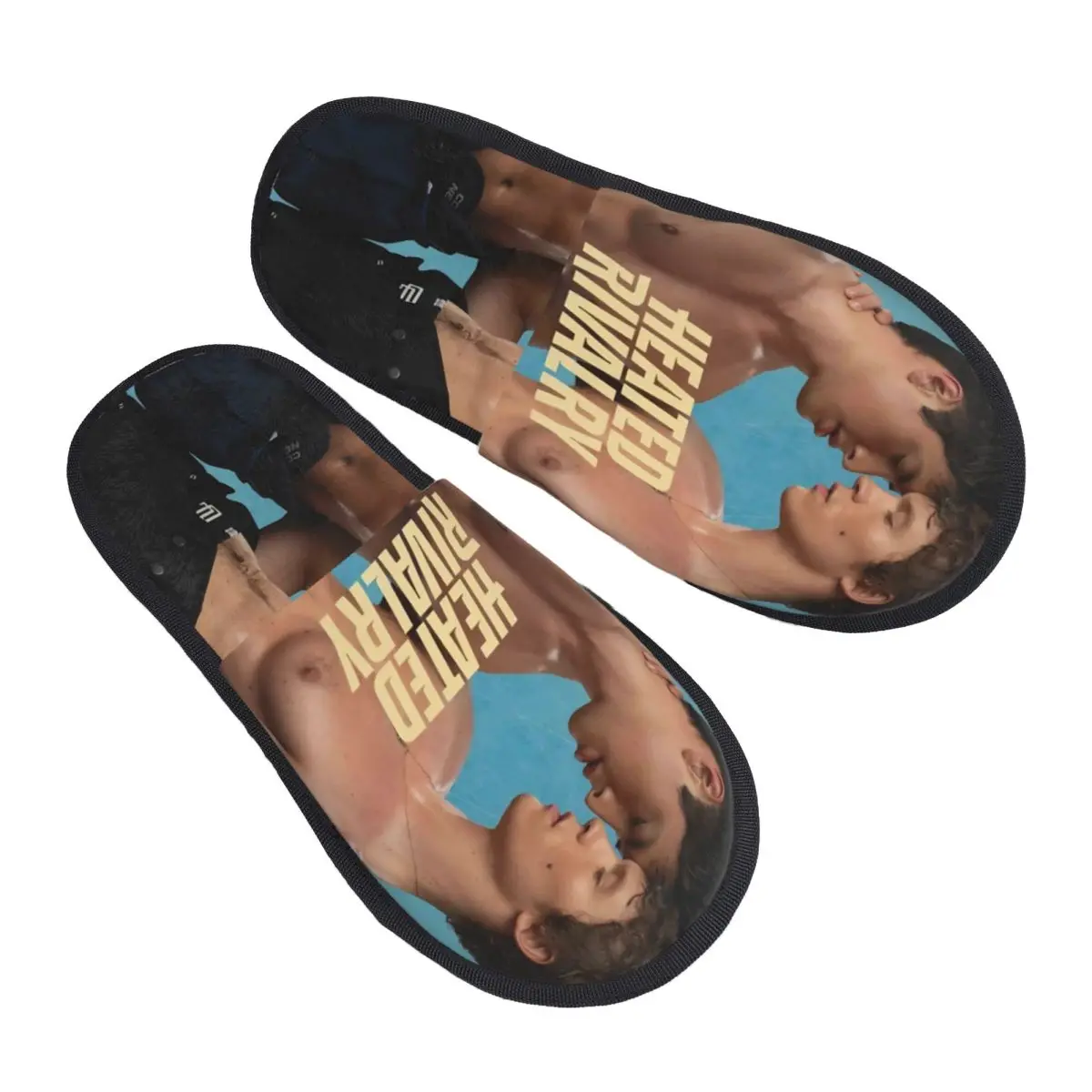 Winter Furry Slippers Heated Rivalry Accessories Household Fur Slides Slippers Bedroom Canadian TV Show Cozy Anti Slip Slides