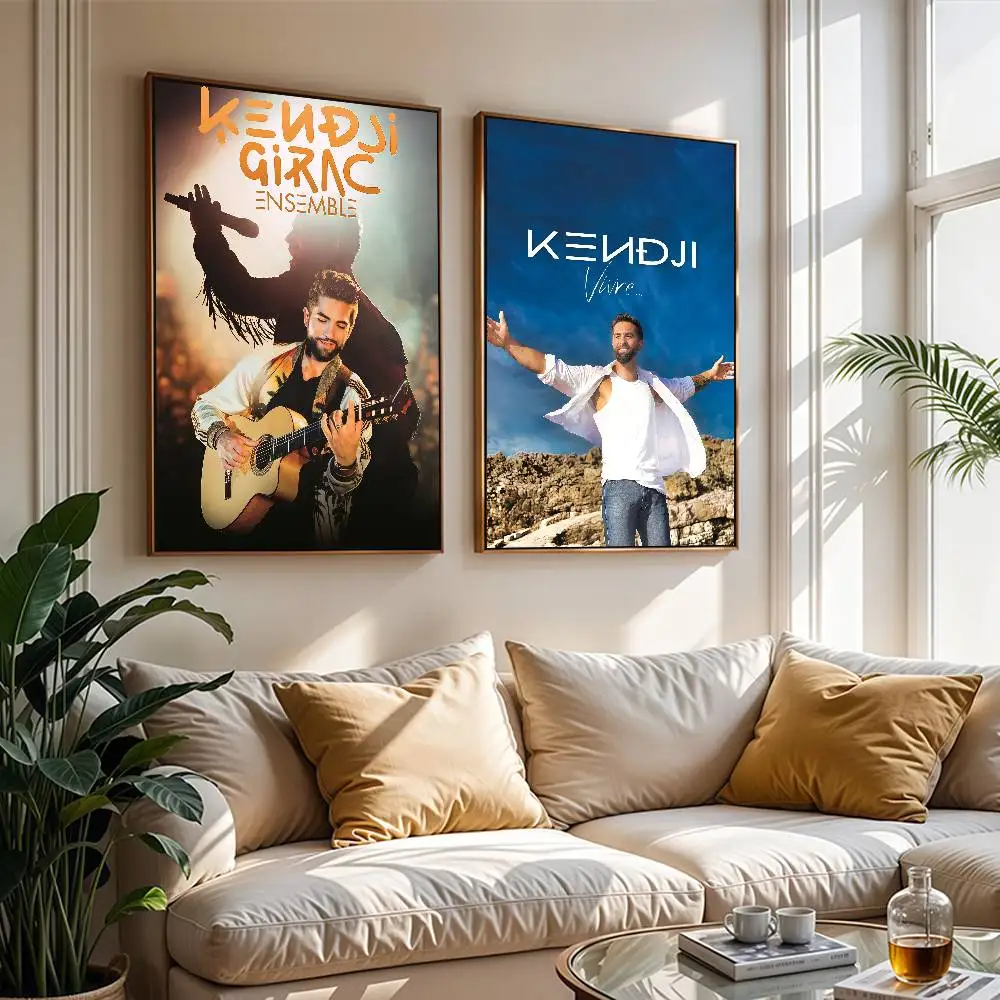 Französischer Sänger Kendji Girac, Posterdruck, geeignet für Wanddekoration, Cafés, Wohnzimmer, Schlafzimmer