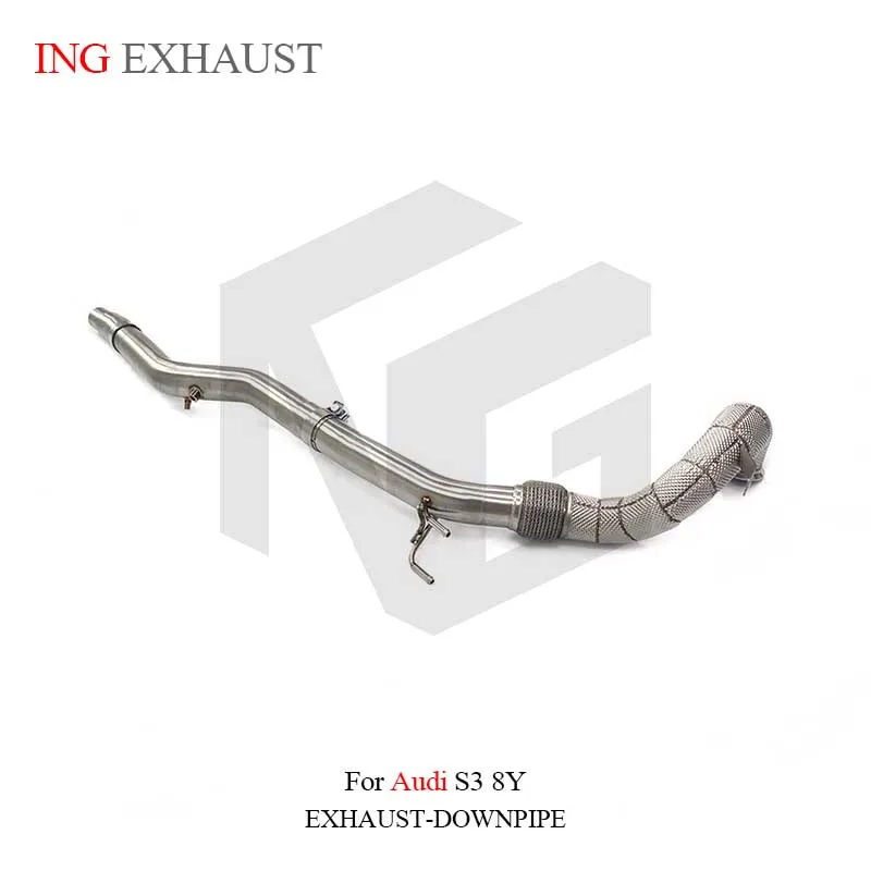 

for Audi S3 8Y Sports Downpipe with OPF Delete 304 Stainless Steel Direct Fit Replacement 2.0T