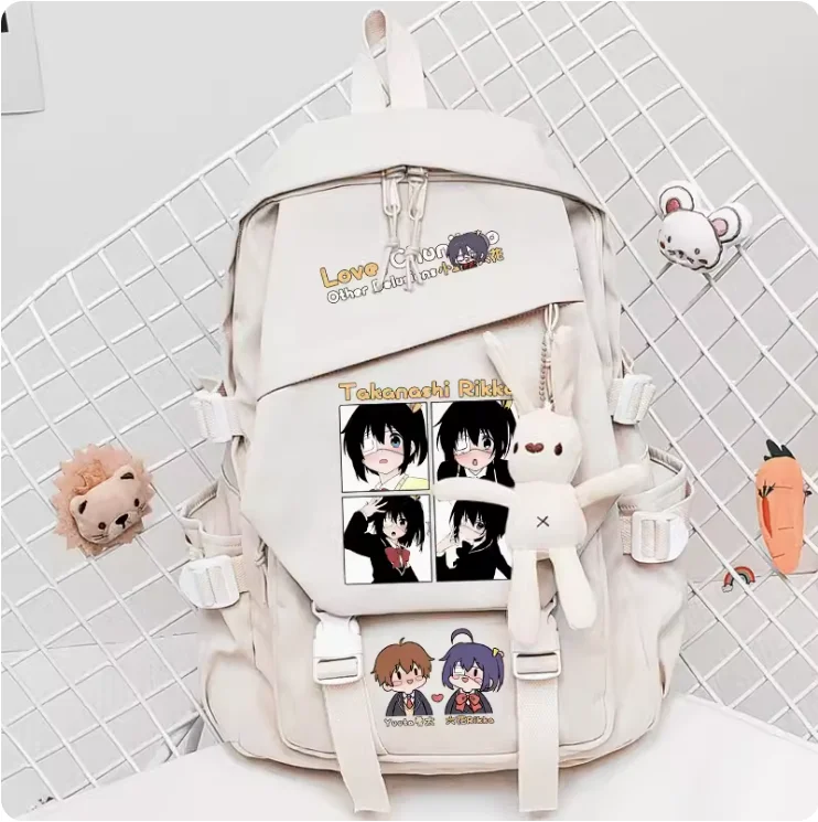 Anime Takanashi Rikka Schoolbag Backpack High-capacity Computer Casual Shoulder Bag Student Messenger Bag 1898