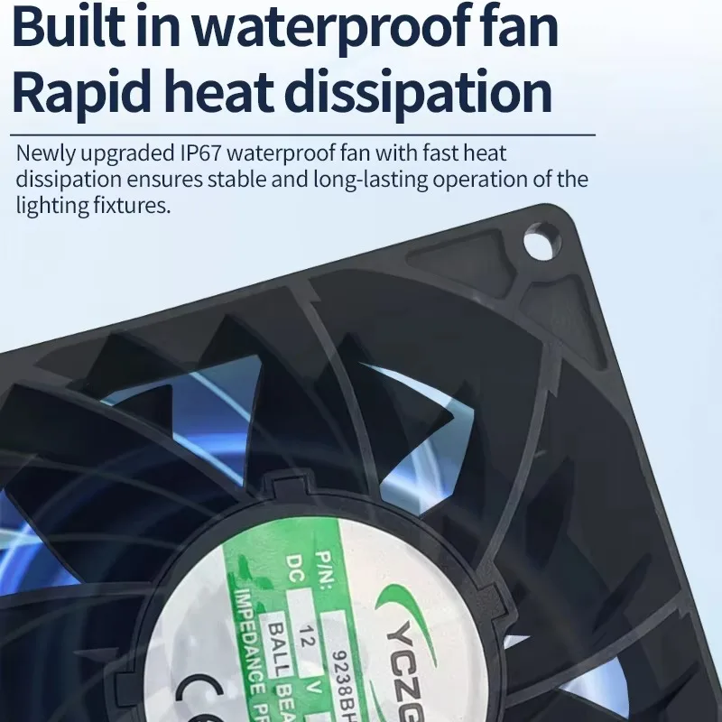 1000W e 1200W LED lula verde barco de pesca luz à prova d'água lâmpada de arco amarelo com iluminação azul para pesca noturna