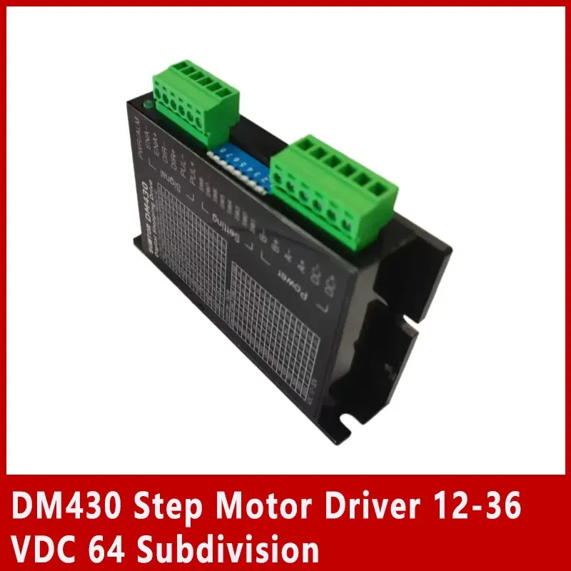 

DM430 Step Motor Driver 12-36 VDC 64 Subdivision For Stepper Engine Nema8 nema11 nema14 nema16