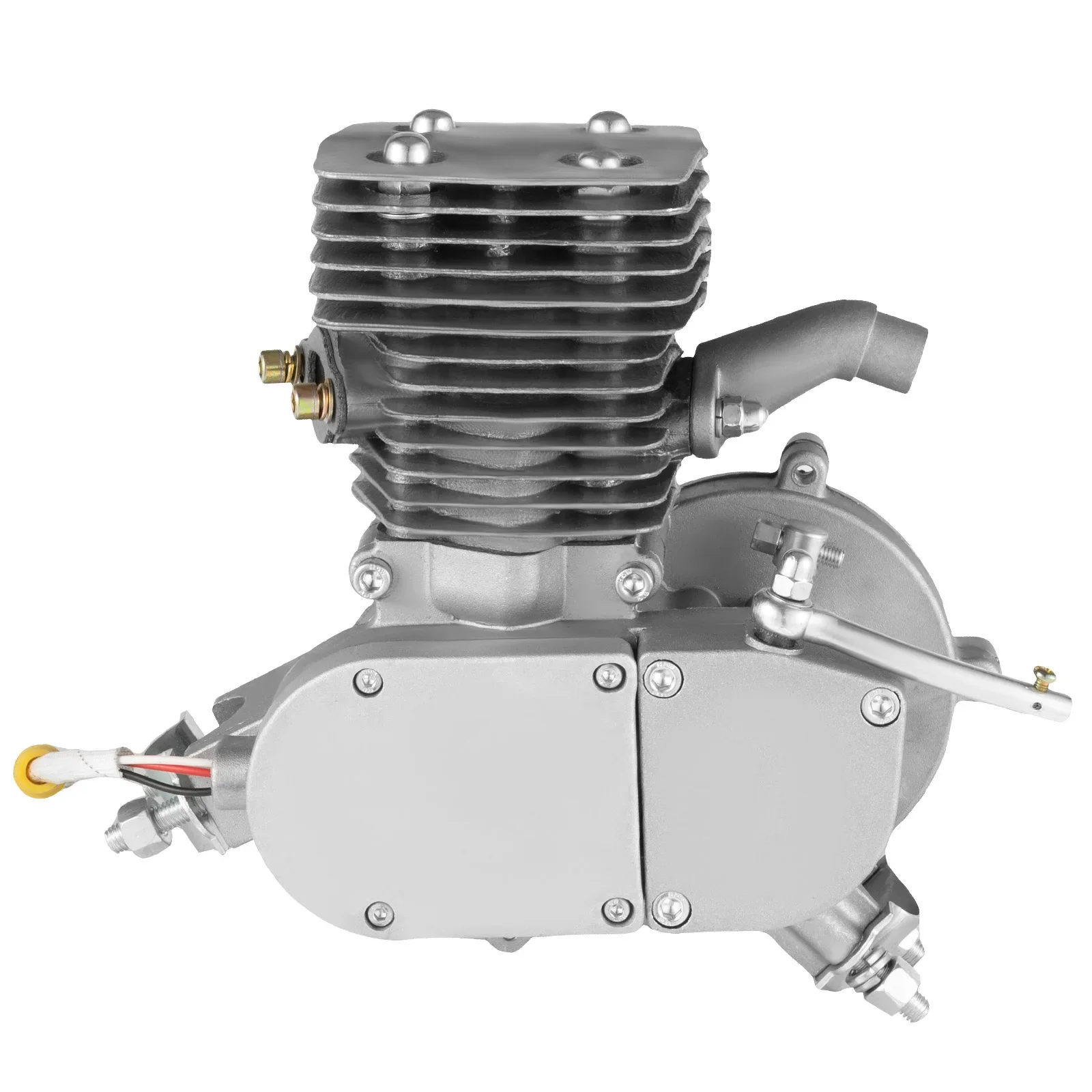 100cc مجموعة محرك الدراجة 2 السكتة الدماغية محرك الغاز عدة الدراجة البنزين دراجة المحرك تحويل كاملة مناسبة لمعظم الدراجات 26 "/28"