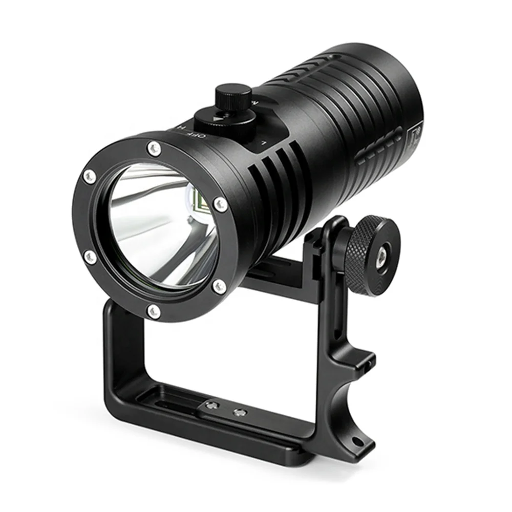 SBT90 LED Diving Light 5000lm IPX8 Underwater Torch 3mode Cave Diving Lamp Technical Dive Powerful Flashlight