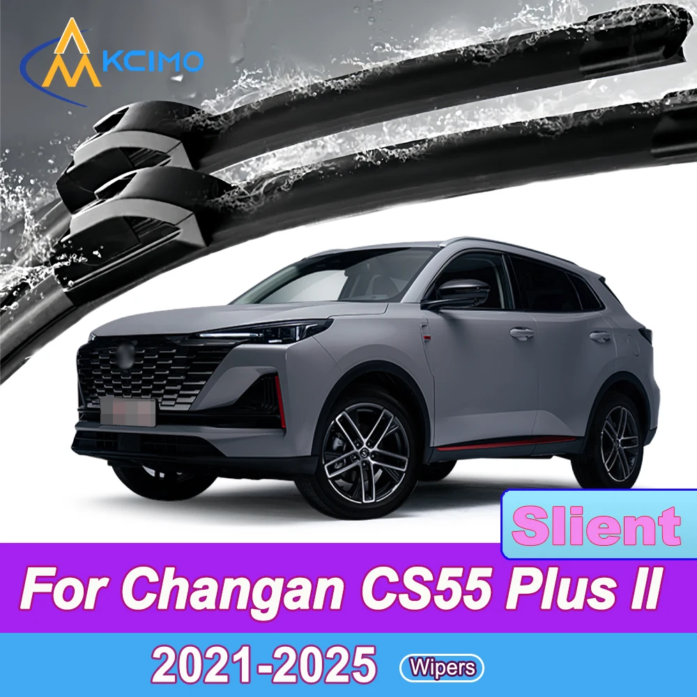 

For Changan CS55 Plus II 2021-2025 Saipa 441P (Iran) Front Windshield Wiper Blades 2pcs Quiet Rain Windscreen Window Accessories