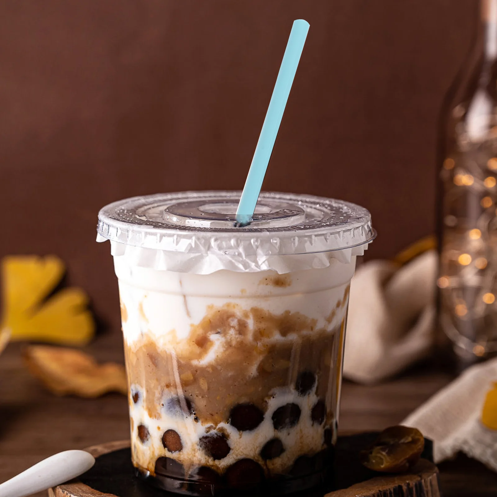 

6Pcs Reusable Silicone Straws Drinking Straws No Burrs Safe for Lips Suitable for All Beverages Straw Reusable Straw