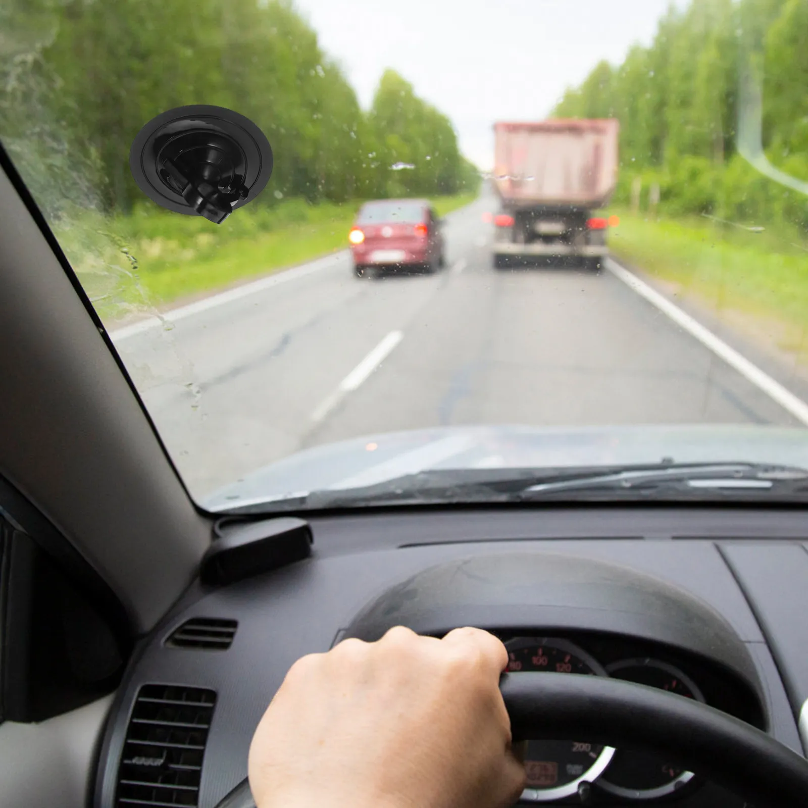 

Комплект из 4 держателей для автомобильных шторок на присосках, с сильной фиксацией, для кольцевых креплений солнцезащитных шторок, черные, 4,5 см, присоски для лобового стекла