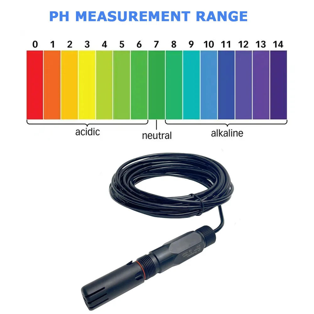 Online PH System River Water Quality Temperature Monitoring PH Water Parameter Sensor For Environmental Protection
