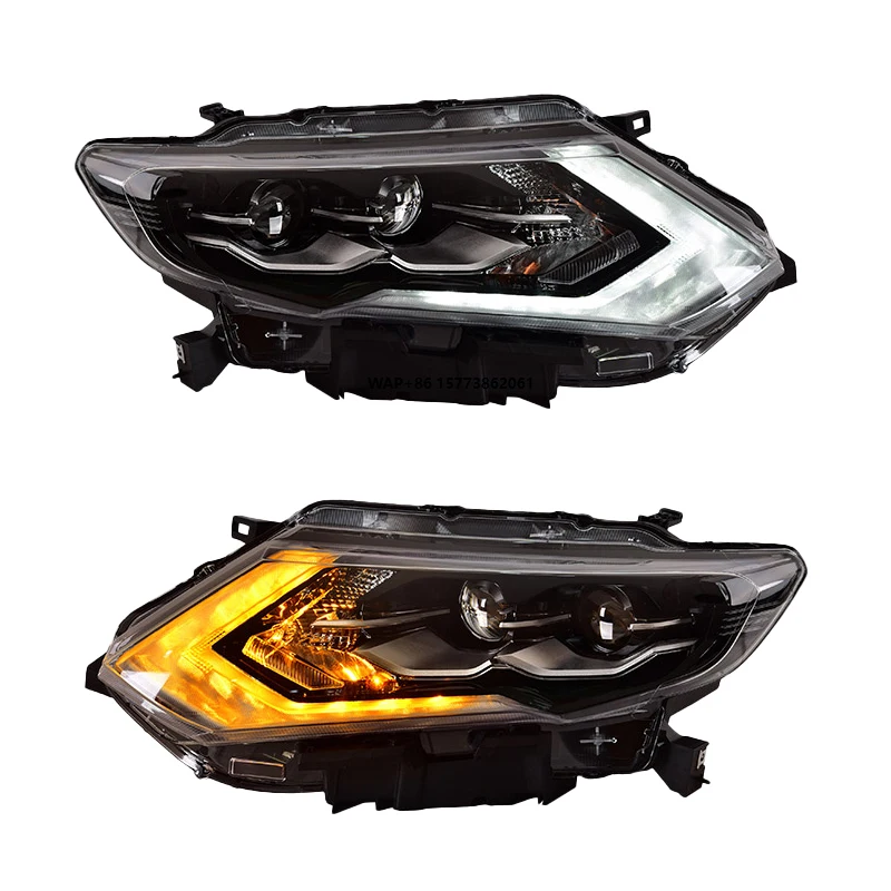 

2 Pieces High Quality Headlight for X-TRAIL T32 Car Accessories Headlights 2017 2020 Automotive Part Upgrade Front Light